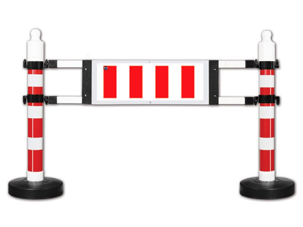 Barrier with Warning Sign 180 x 120 cm Barrier with Warning Sign 180 x 120 cm
