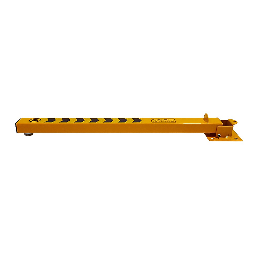 Fold Down Parking Post with Padlock - 75 cm-2 Fold Down Parking Post with Padlock - 75 cm