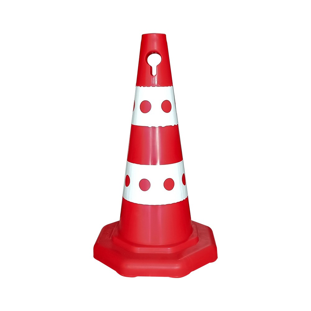 PPC Traffic Cone With Hexagonal Base 50 cm-1 PPC Traffic Cone With Hexagonal Base 50 cm