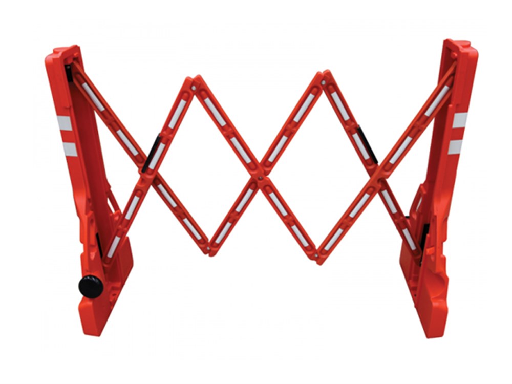 Red Accordion Barrier 230 x 11 cm Red Accordion Barrier 230 x 11 cm