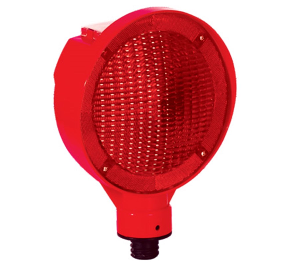Red Solar Barricade Warning Light Red Solar Barricade Warning Light