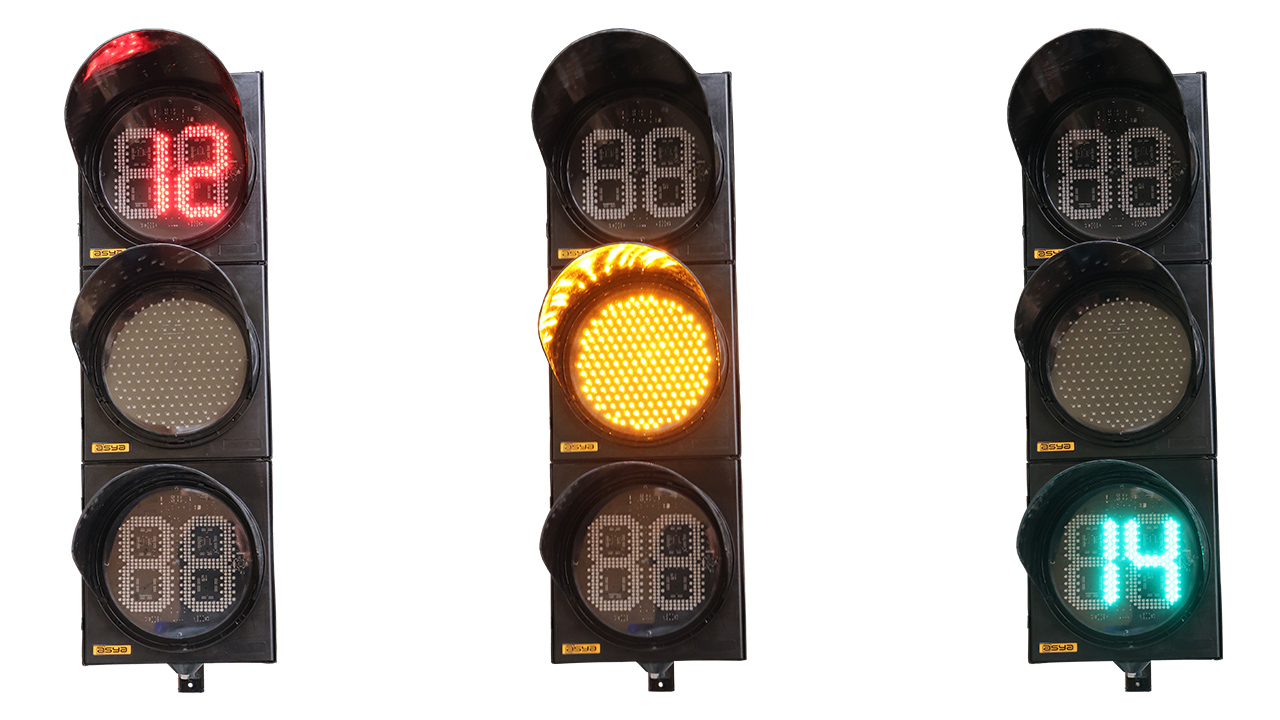300 mm Red & Green Countdown Traffic Light-1 300 mm Red & Green Countdown Traffic Light