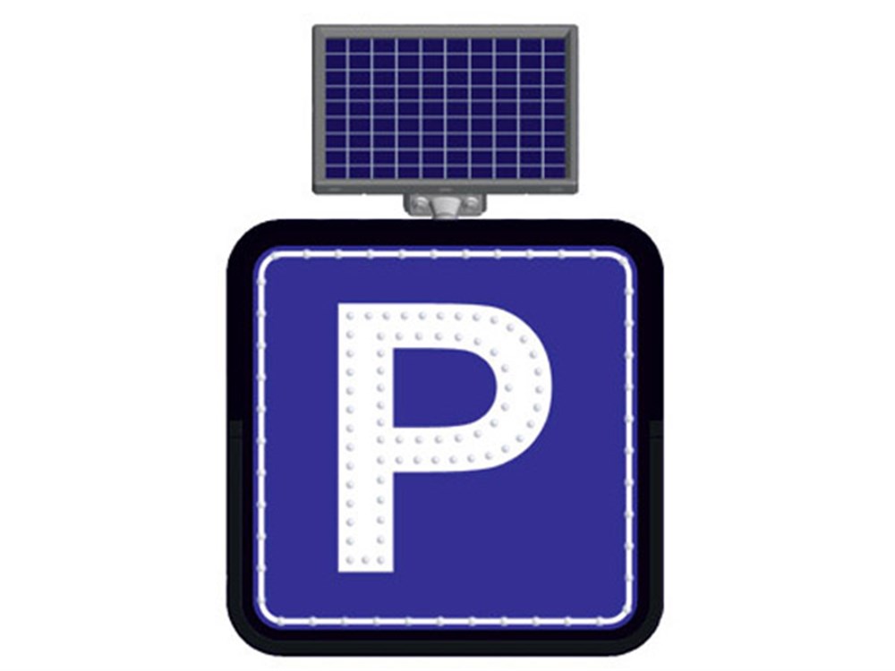 Solar Powered Parking Sign (60 x 60 cm) Solar Powered Parking Sign (60 x 60 cm)