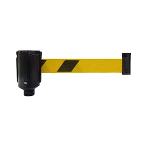 Retractable Belt Barrier-1 Retractable Belt Barrier - Cone, Delineator Mount
