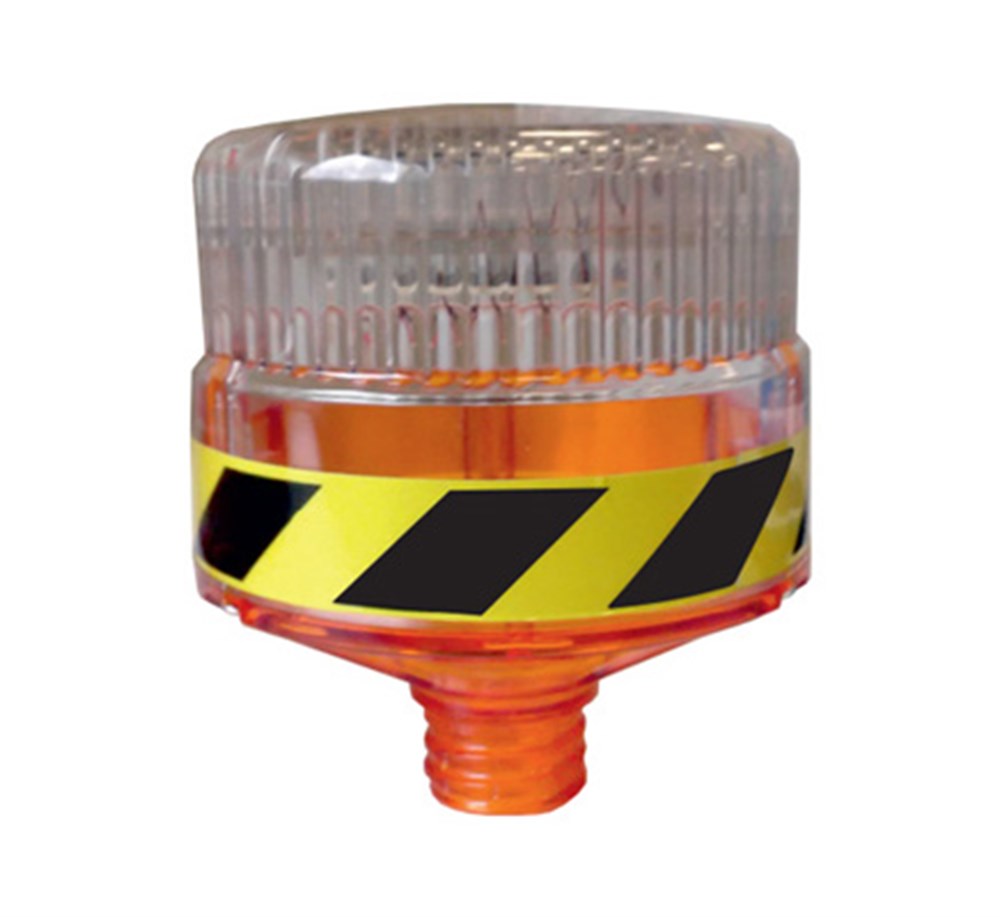 Solar Barricade Warning Flasher-Yellow Solar Barricade Warning Flasher-Yellow