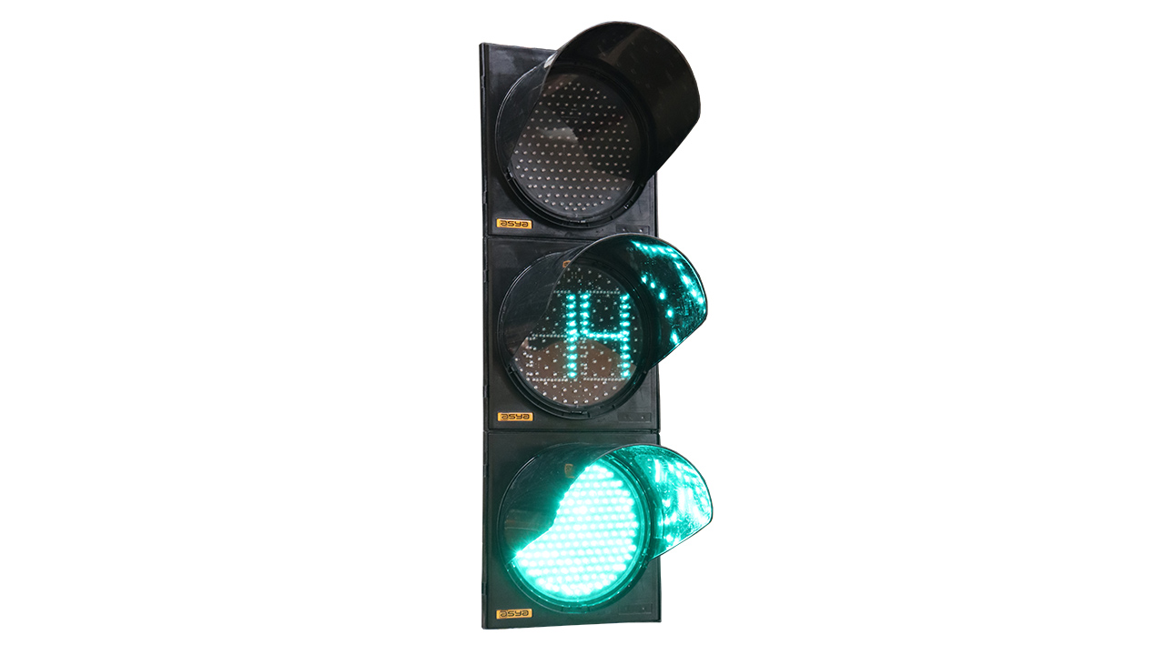 300 mm Traffic Light with Yellow Countdown Module-3 300 mm Traffic Light with Yellow Countdown Module