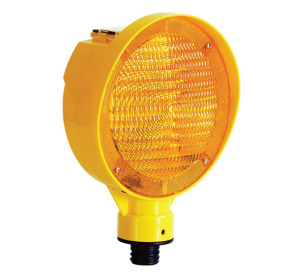 Yellow Solar Barricade Warning Light Yellow Solar Barricade Warning Light