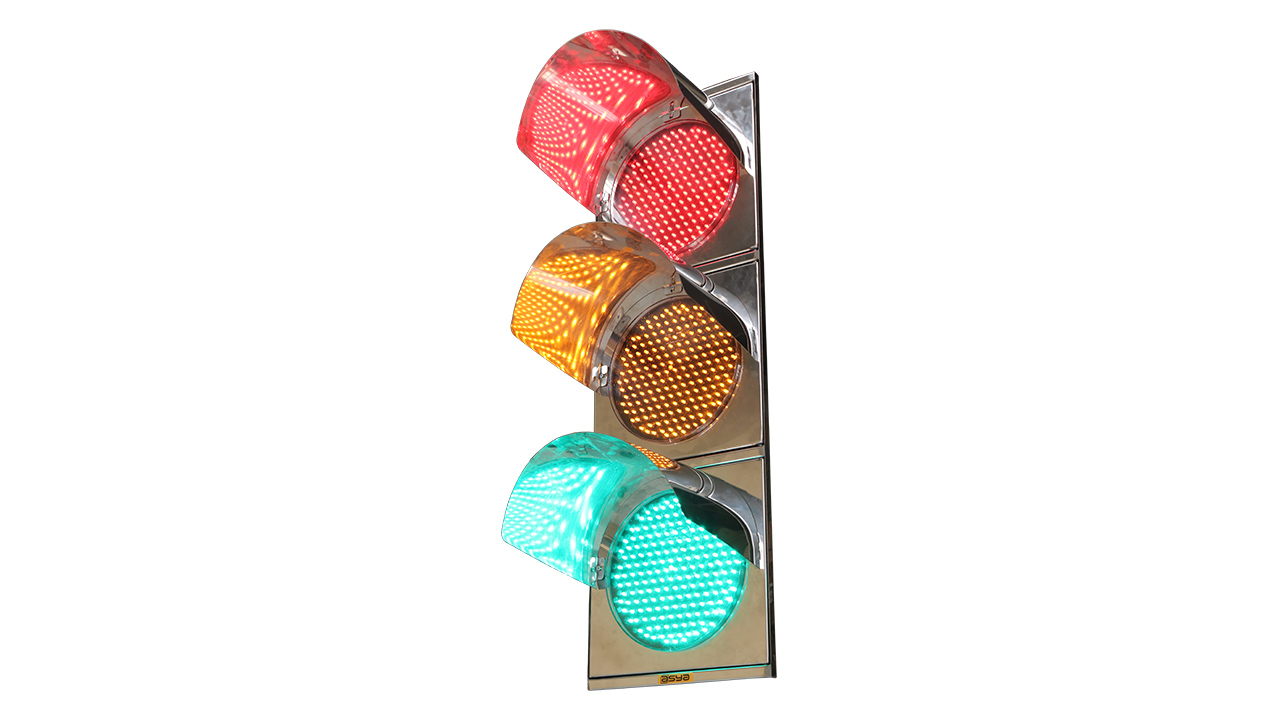 300 mm Traffic Light with Stainless Housing-1 300 mm Traffic Light with Stainless Housing