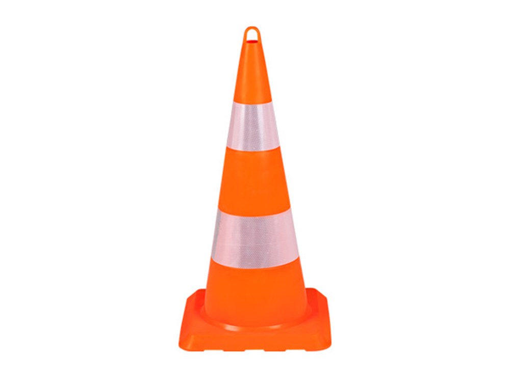 PVC Traffic Cone with 2 Reflective Collars 75 cm ECO PVC Traffic Cone with 2 Reflective Collars 75 cm ECO