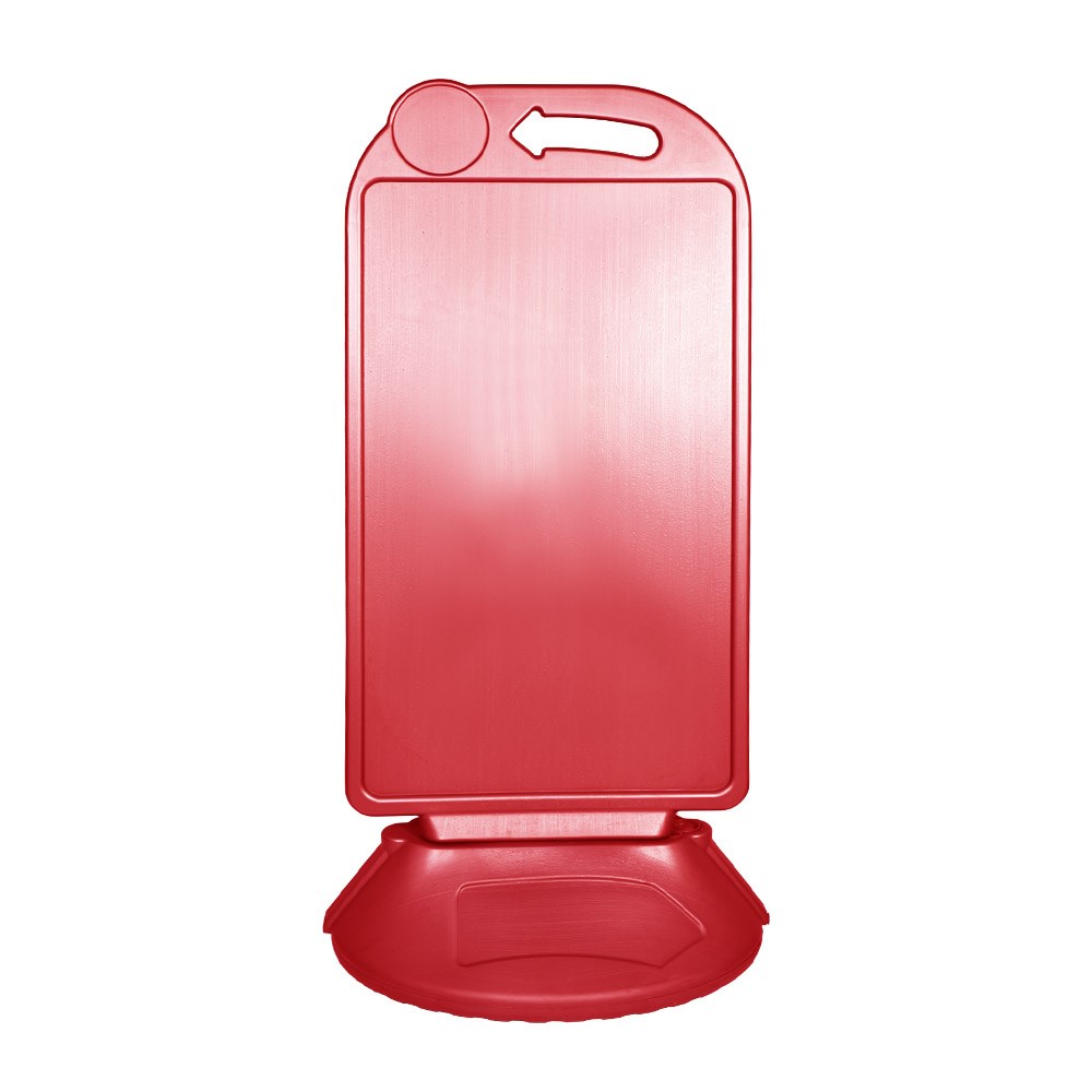 Red Media & Safety Bollard-1 Red Media & Safety Bollard