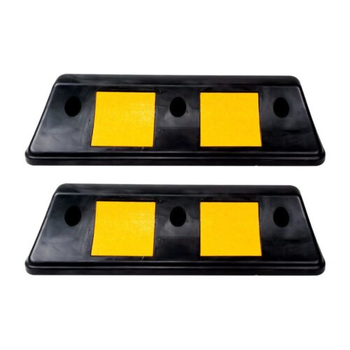 2-Pack PVC Car Stopper
