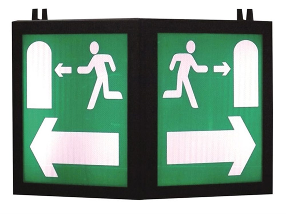 LED Illuminated Fire Exit Tunnel Sign LED Illuminated Fire Exit Tunnel Sign