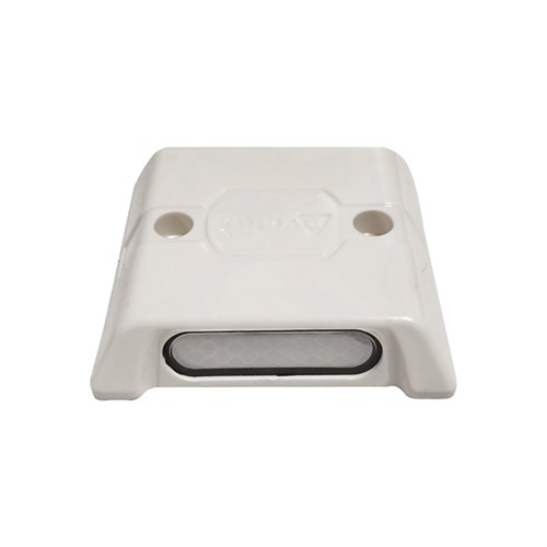 White plastic road stud 12005-3 YB
