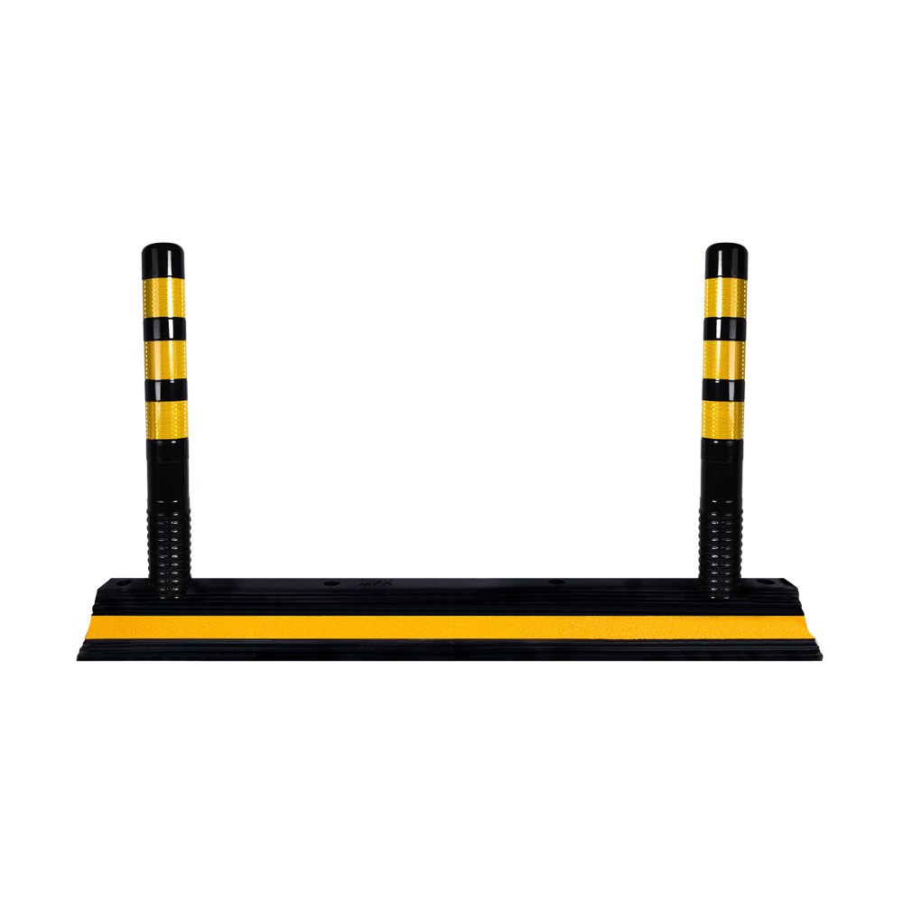 Rubber Curb with 2 Delineators 134x24x10 cm Rubber Curb with 2 Delineators 134x24x10 cm