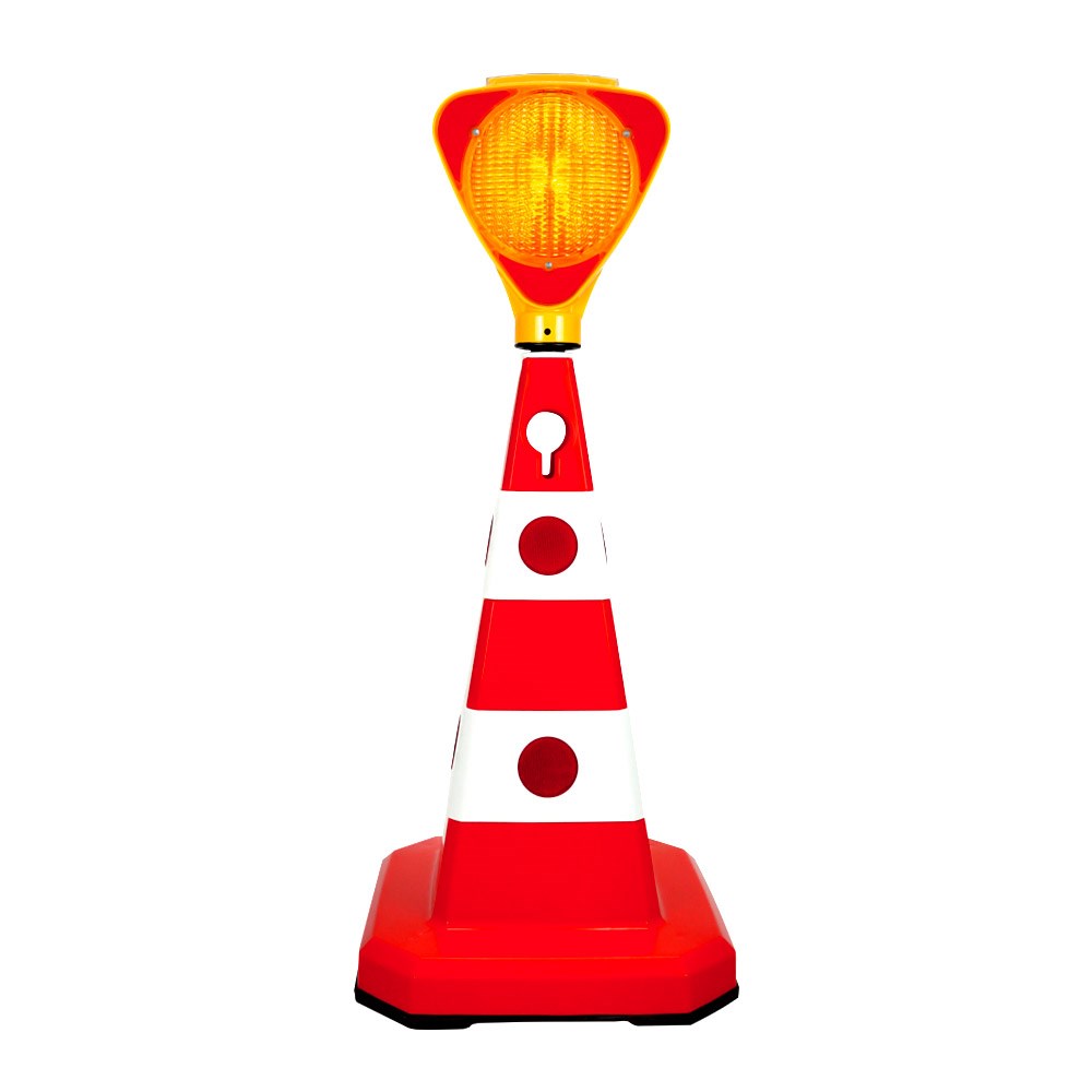 ultra-traffic-cone-with-cat’s-eyes-and-weighted-base-60 cm-e322 Ultra Traffic Cone With Cat’s Eyes and Weighted Base 60 cm