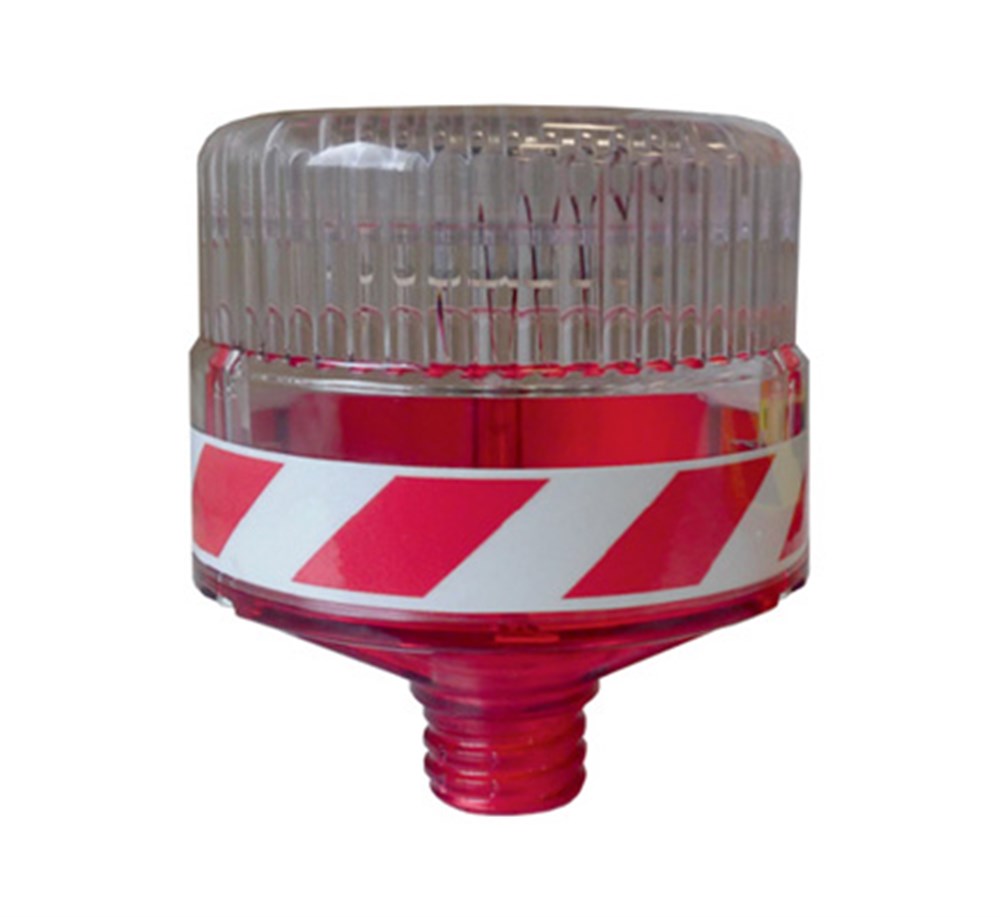 Solar Barricade Warning Flasher-Red Solar Barricade Warning Flasher-Red