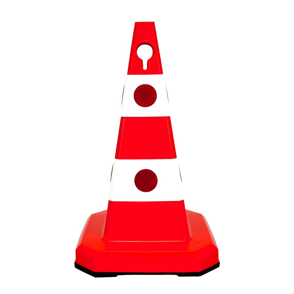 ultra-traffic-cone-with-cat’s-eyes-and-weighted-base-60 cm-3bb3 Ultra Traffic Cone With Cat’s Eyes and Weighted Base 60 cm