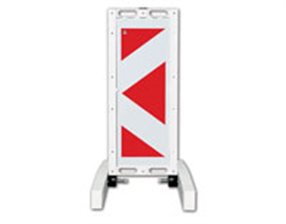 Folding Barrier with Warning Sign Folding Barrier with Warning Sign