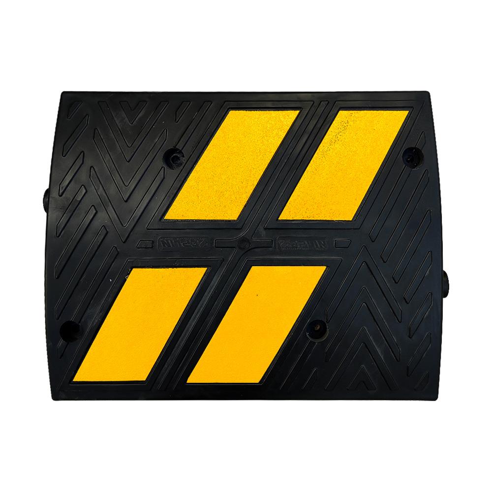Compound Speed Bump with 4 Diagonal Reflectives 50 x 40 x 4 cm-3 Compound Speed Bump with 4 Diagonal Reflectives 50 x 40 x 4 cm
