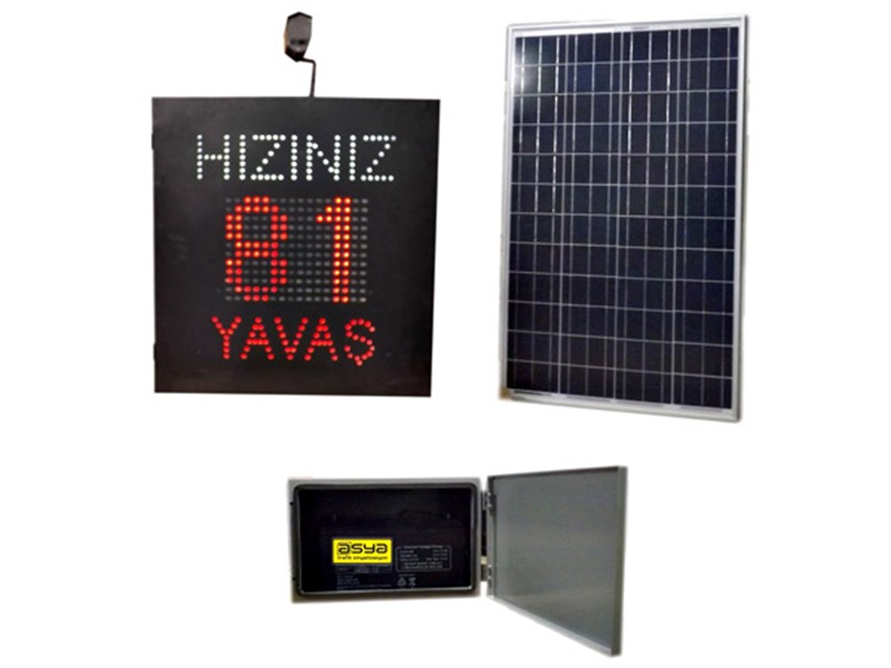 Solar Speed Warning System with Radar Solar Speed Warning System with Radar