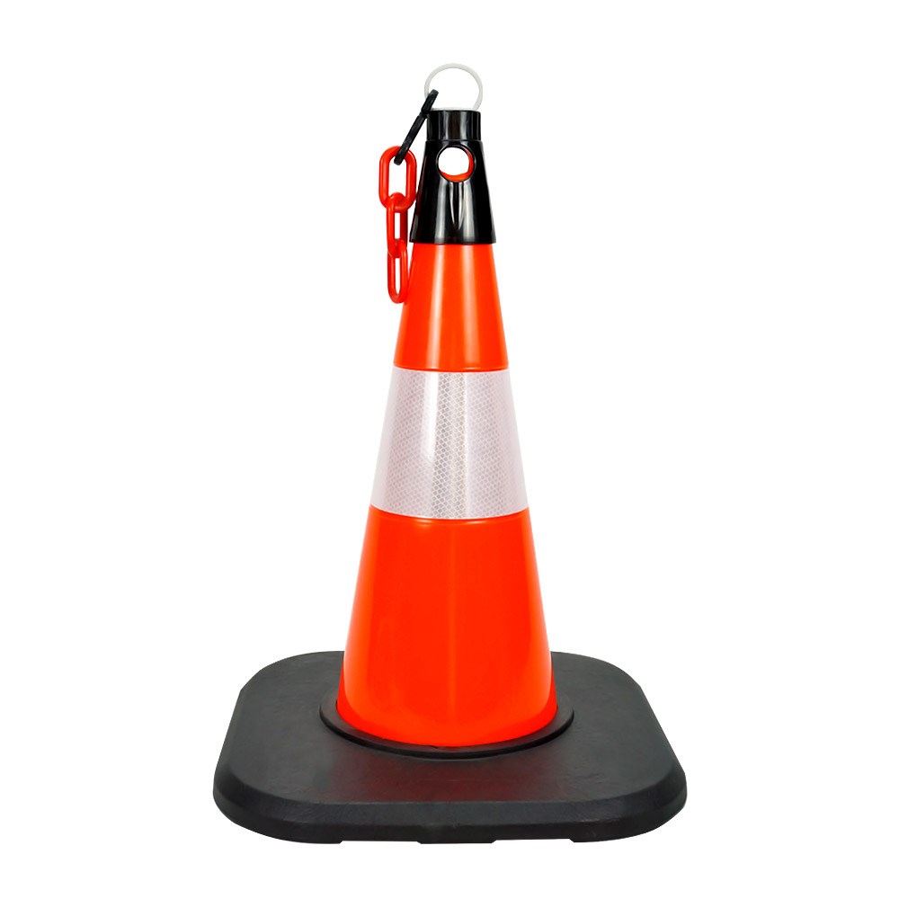 pvc-traffic-cone-with-reflective-collar-and-weighted-base-50 cm-2c7c PVC Traffic Cone with Reflective Collar and Weighted Base 50 cm
