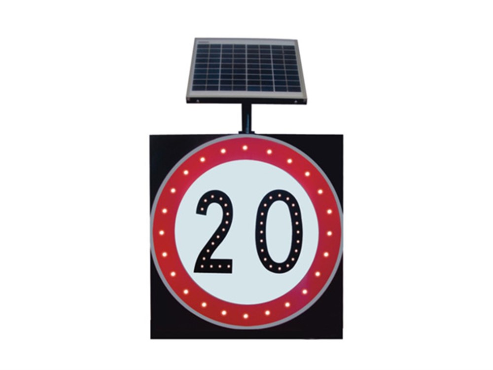 Solar Speed Limit Sign (60 x 60 x 8 cm) Solar Speed Limit Sign (60 x 60 x 8 cm)