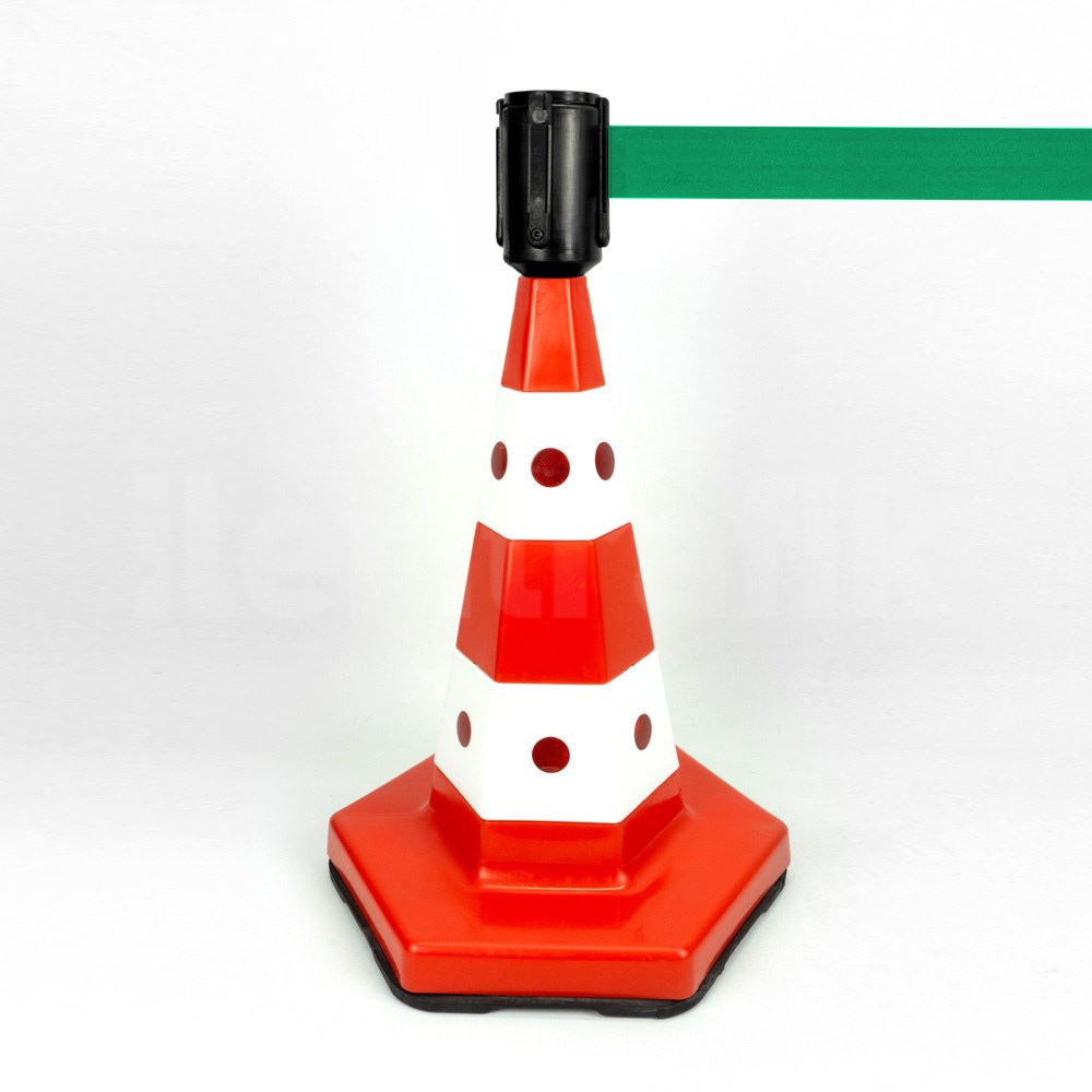 Retractable Cone Topper-green Retractable Cone Topper-green