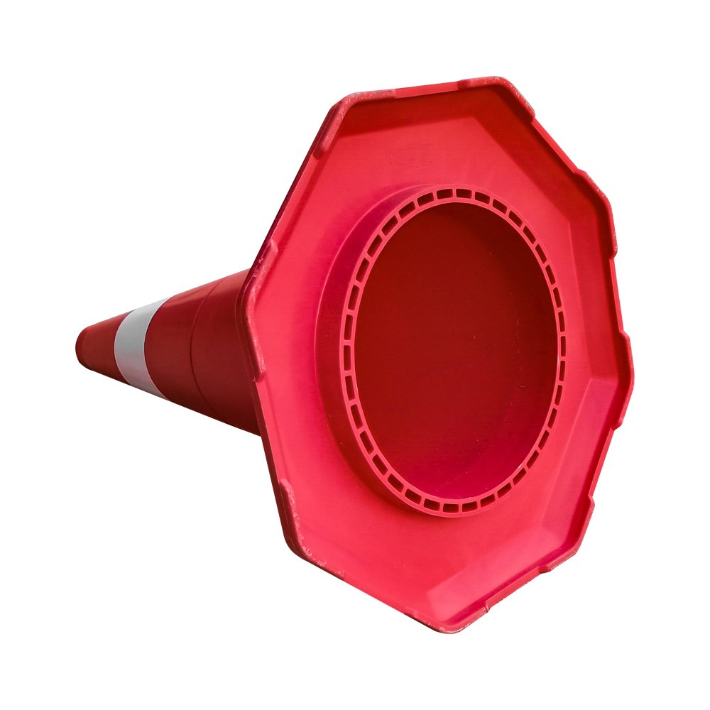 TPE Traffic Cone With Hexagonal Base 50 cm-3 TPE Traffic Cone With Hexagonal Base 50 cm