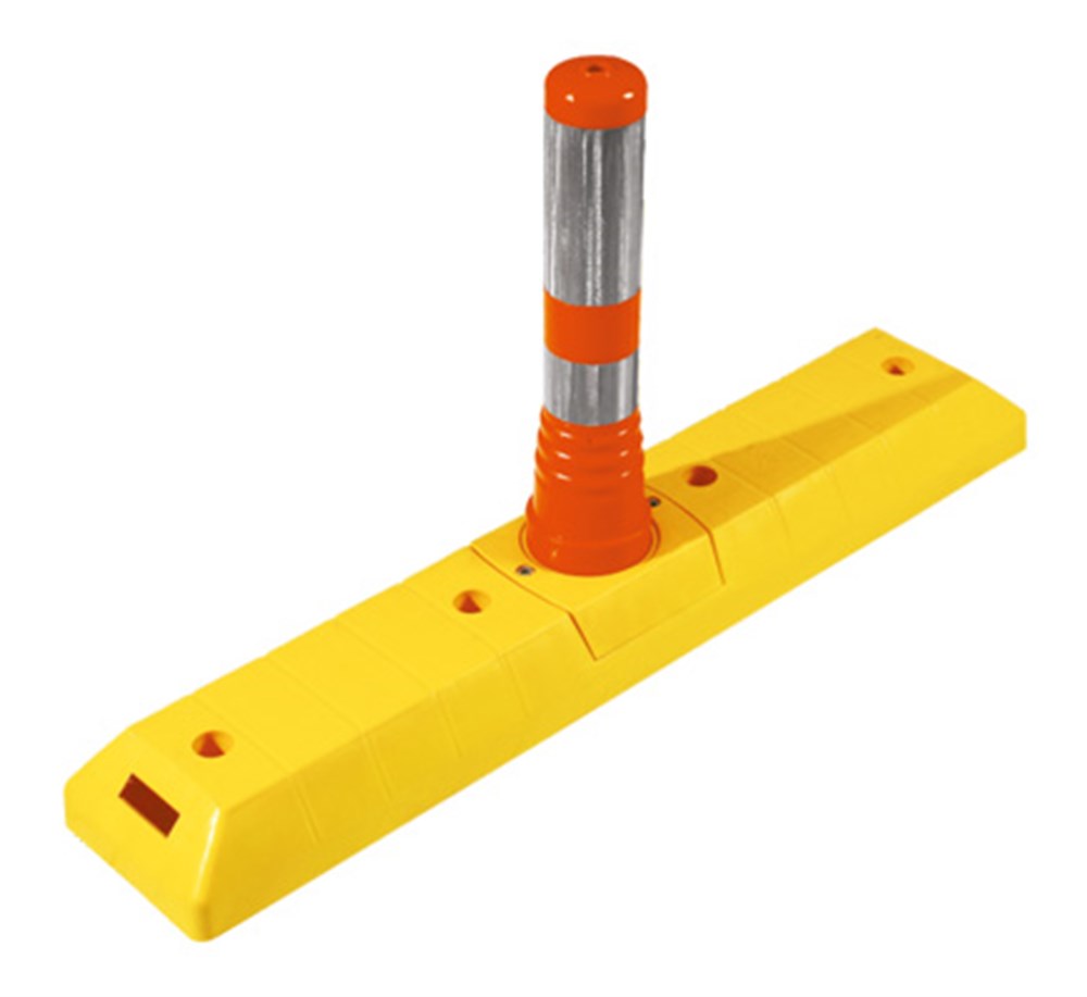 Plastic Separator Curb with 45 cm Delineator Plastic Separator Curb with 45 cm Delineator
