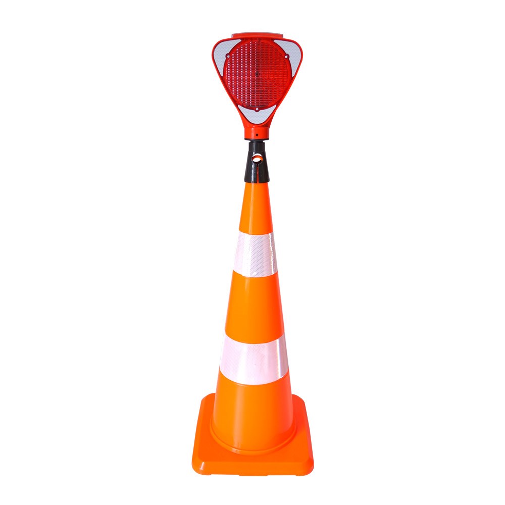 pvc-traffic-cone-with-double-reflective-collar-90 cm-3918 PVC Traffic Cone With Double Reflective Collar 90 cm