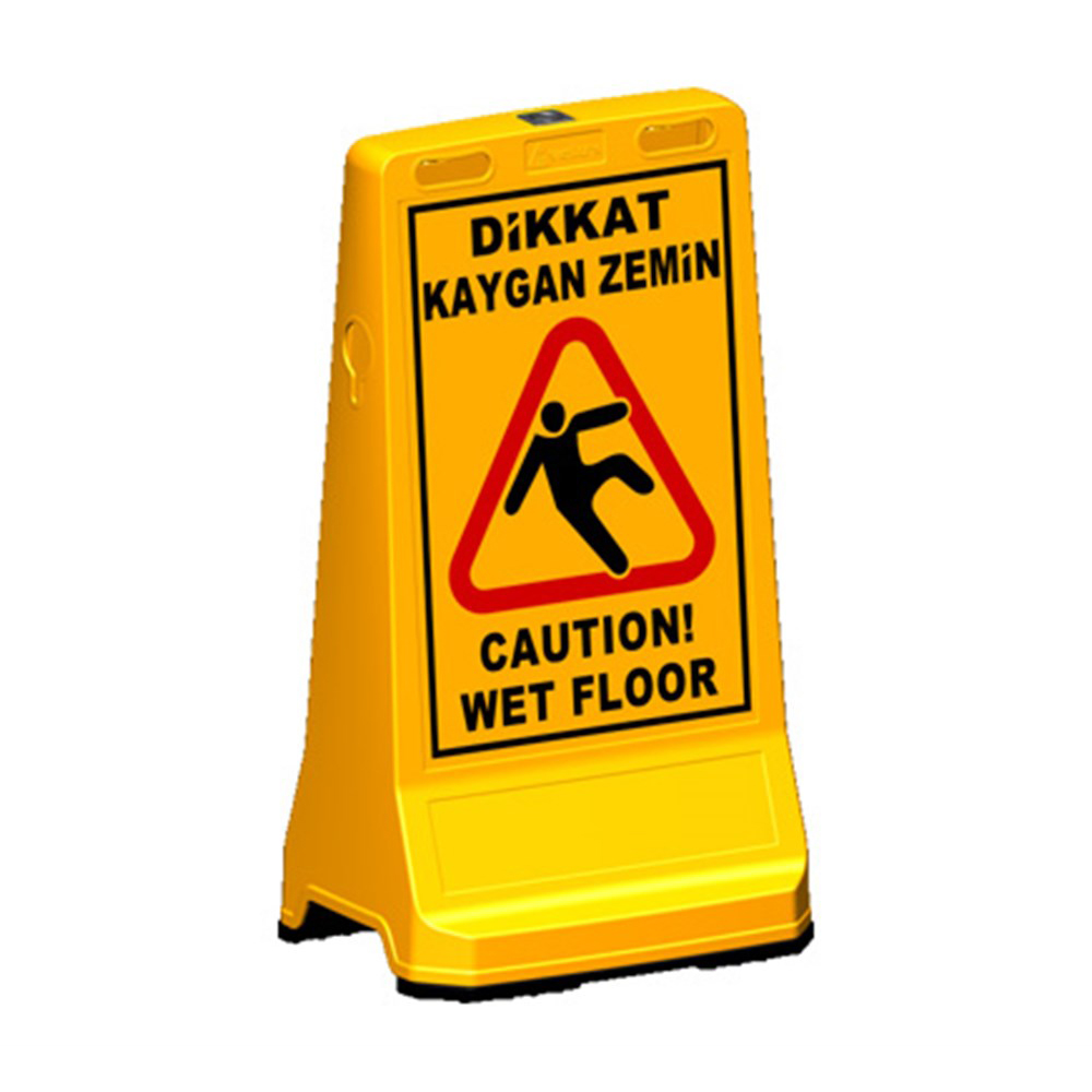 A-Shaped "Wet Floor" Sign Bollard A-Shaped "Wet Floor" Sign Bollard