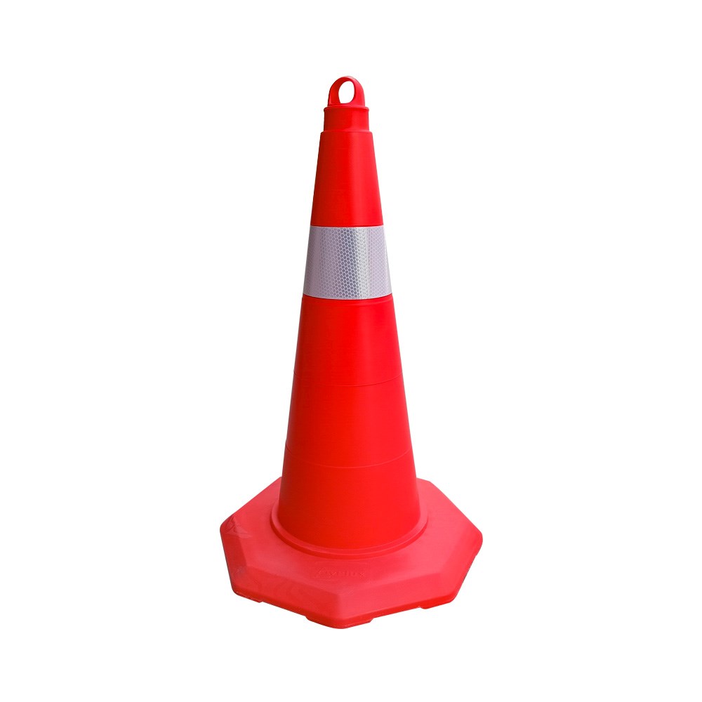 TPE Traffic Cone With Hexagonal Base 50 cm-1 TPE Traffic Cone With Hexagonal Base 50 cm