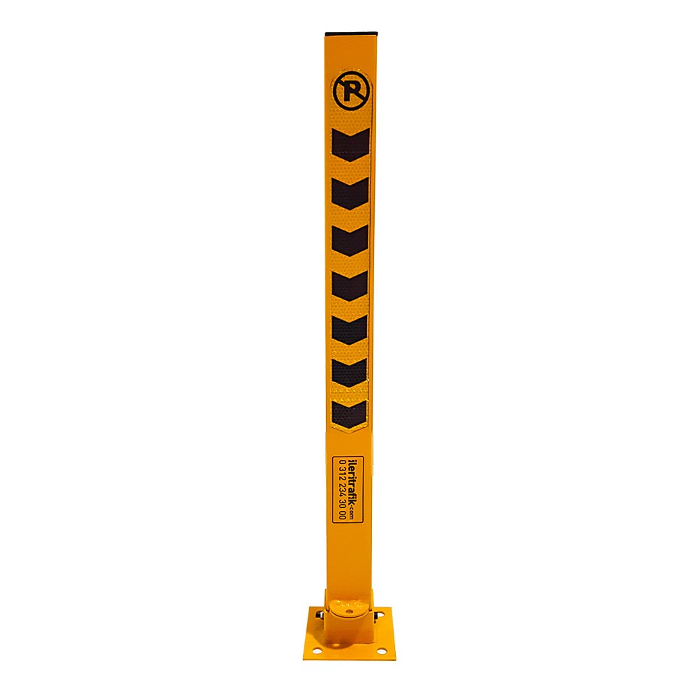Fold Down Parking Post with Padlock - 75 cm-1 Fold Down Parking Post with Padlock - 75 cm