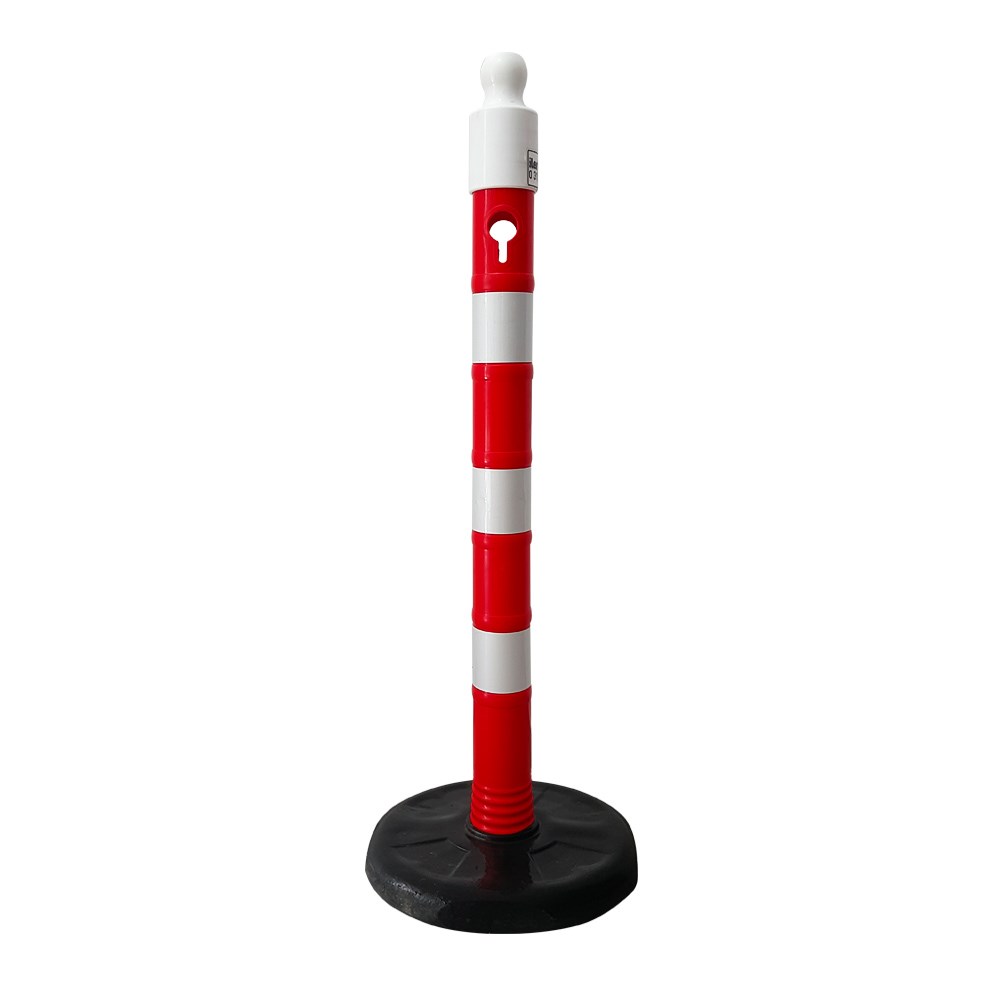 Delineator Post with Reflector 8 x 110 cm-Red Delineator Post with Reflector 8 x 110 cm-Red