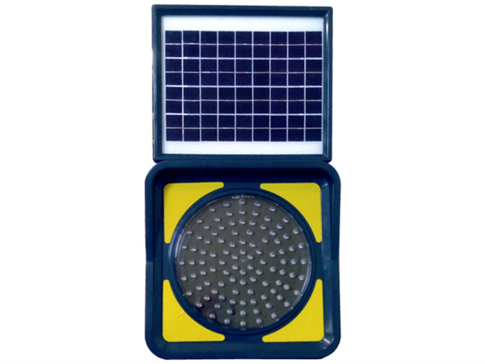 Solar Powered LED Flashing Light-Yellow Solar Powered LED Flashing Light-Yellow