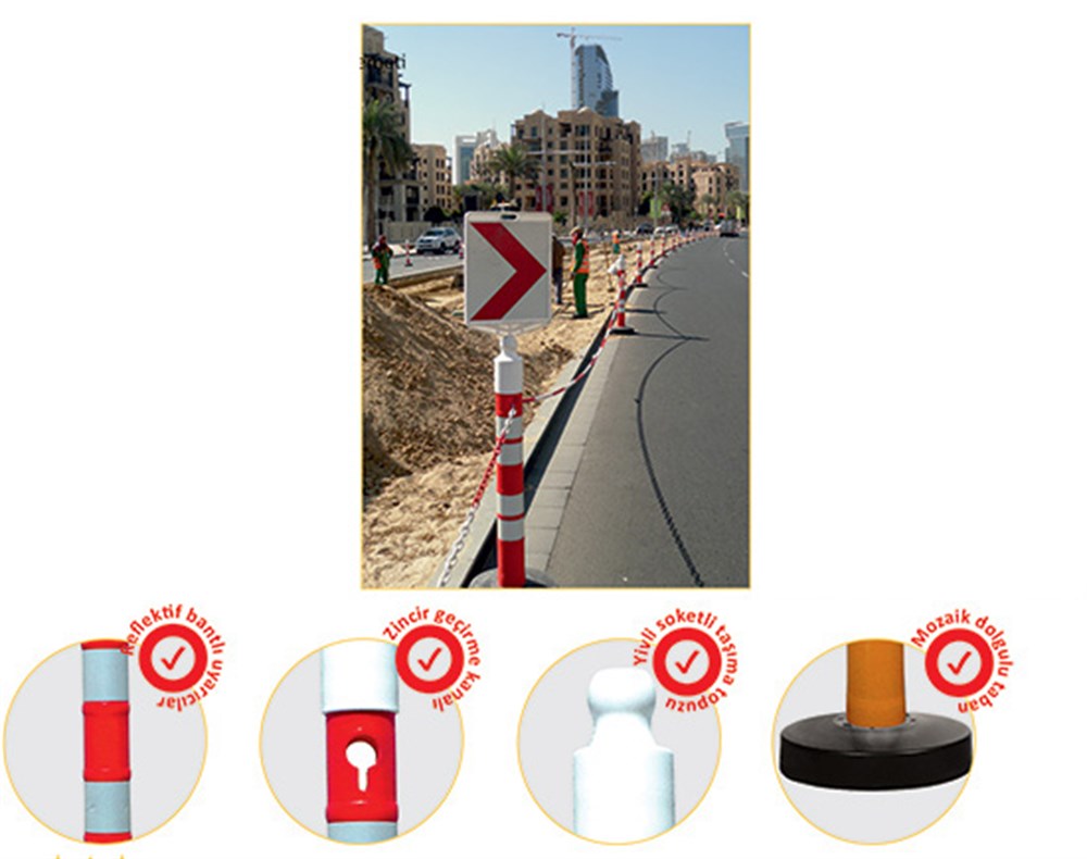 110-x-1200-mm-a384 Delineator Post 11 x 120 cm
