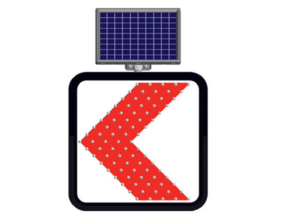 Solar Powered Dangerous Curve Sign (60 x 60 cm) Solar Powered Dangerous Curve Sign (60 x 60 cm)
