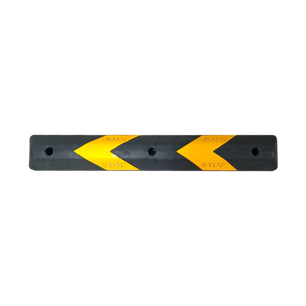 Plastic Car Stopper (Black-Yellow)-3