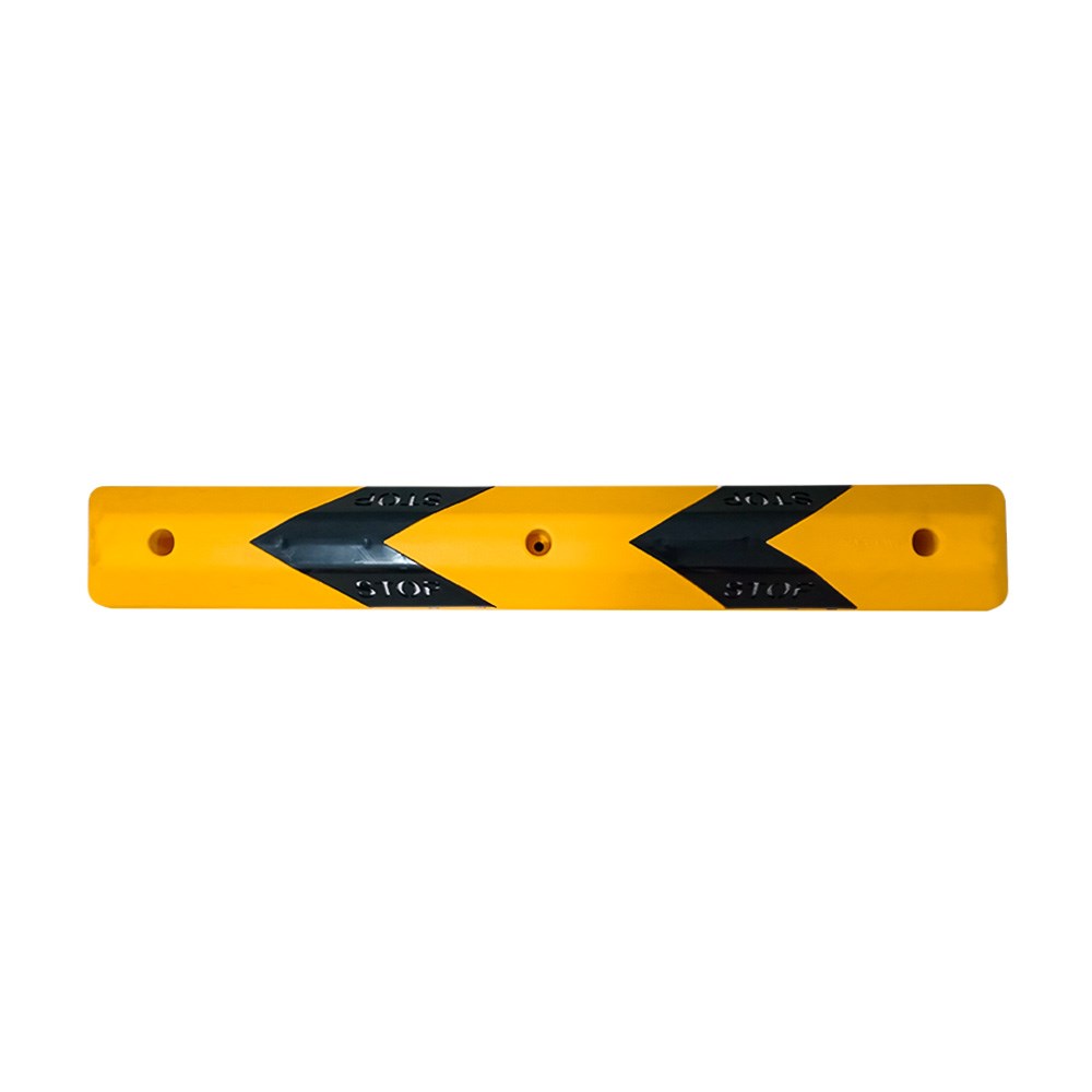Plastic Car Stopper 110x15x10 cm (Yellow-Black)-3