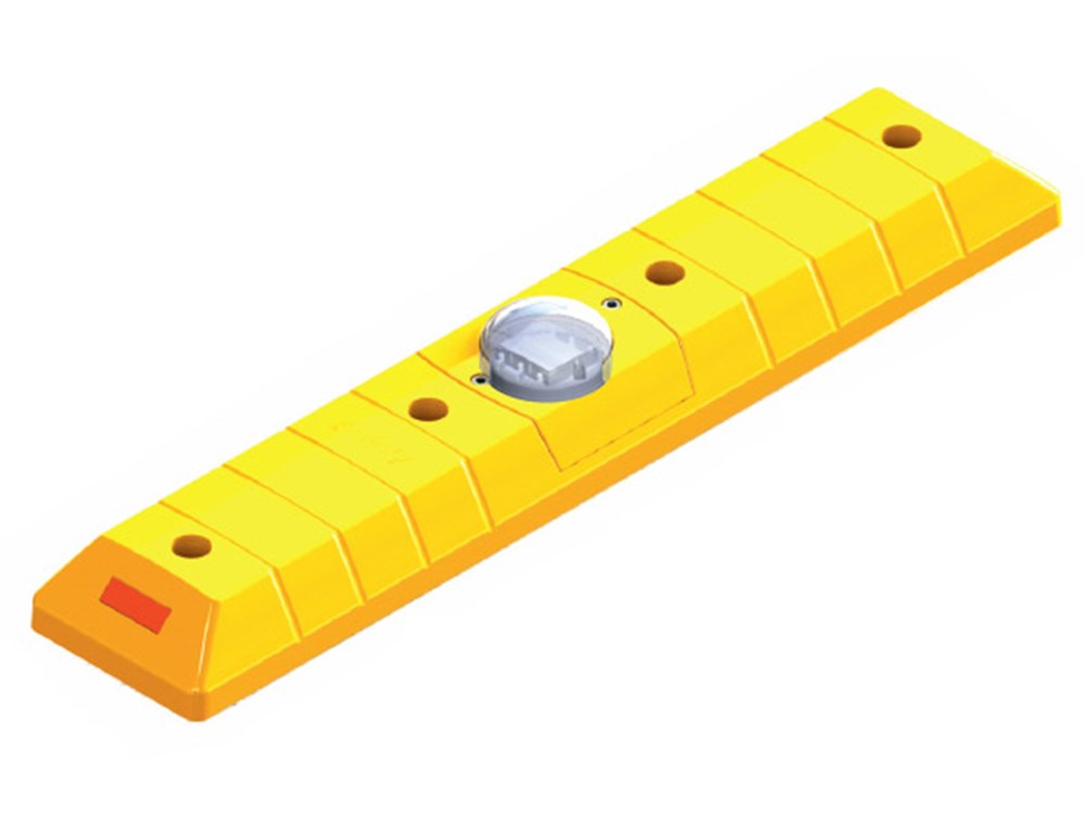 Plastic Road Separator with Solar Flasher Plastic Road Separator with Solar Flasher