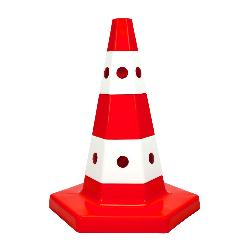 Classic Traffic Cone with Cat’s Eye 50 cm Classic Traffic Cone with Cat’s Eye 50 cm