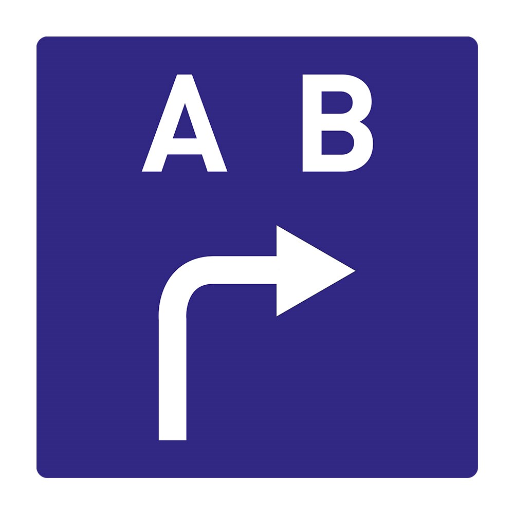 RF-02-200AB-SNPK-40-15M-1 Wayfinding sign right
