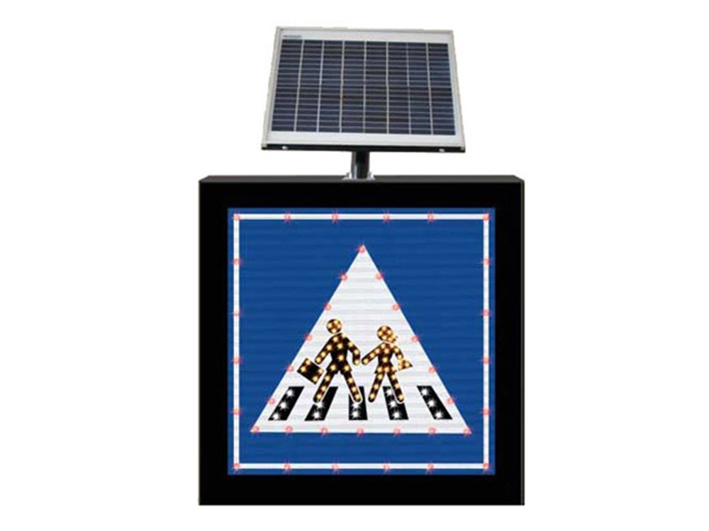 Solar Powered School Crossing Sign B 14-b (65 x 65 x 10 cm) Solar Powered School Crossing Sign B 14-b (65 x 65 x 10 cm)