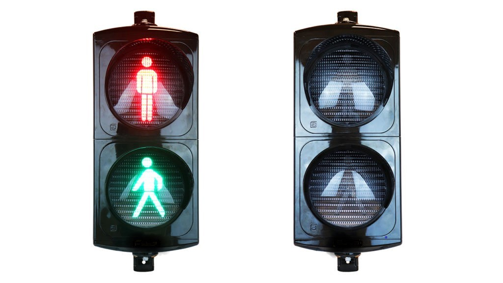 Dimmable pedestrian Traffic Light-1 Dimmable Pedestrian Traffic Light