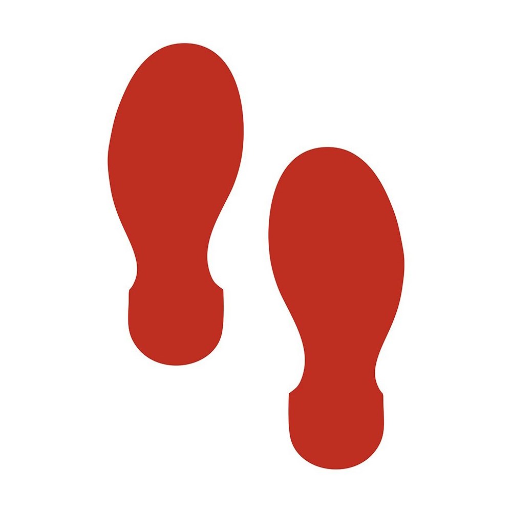 Photoluminescent Laminated Foot Step Marking Photoluminescent Laminated Foot Step Marking