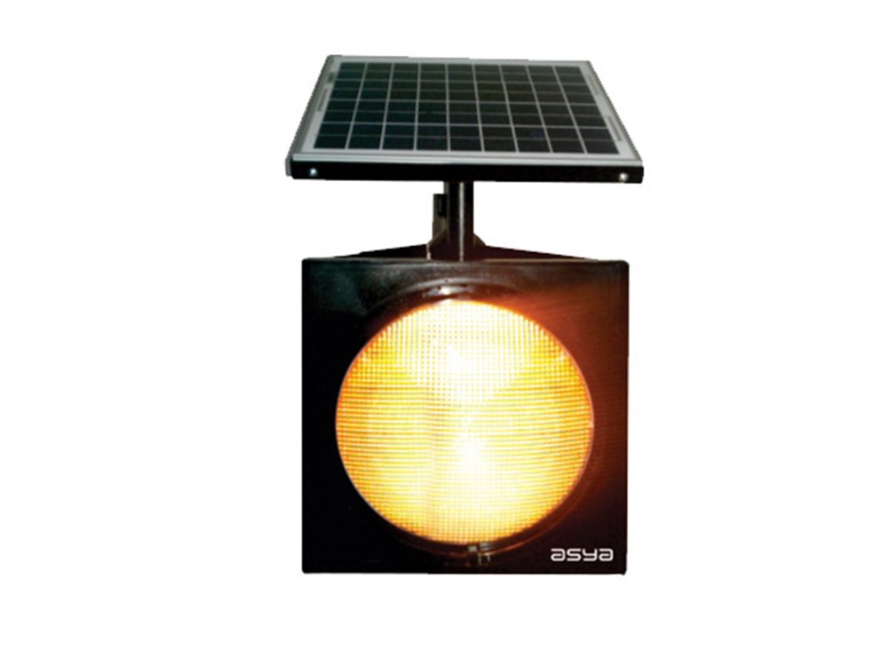 Solar Powered High-Power-LED Flashing Light – 300 mm (Black Case) Solar Powered High-Power-LED Flashing Light – 300 mm (Black Case)
